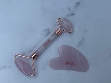 Load image into Gallery viewer, Jade Roller Gua Sha Set